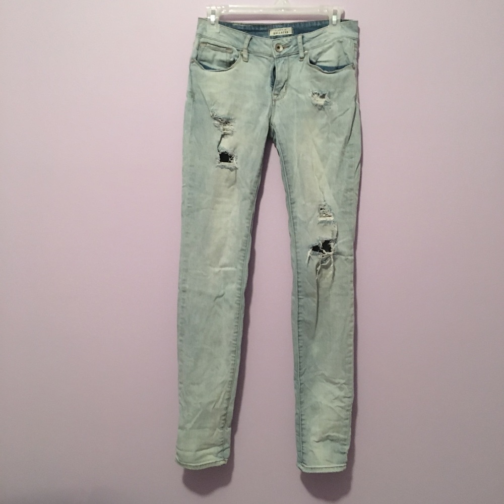 Ripped light wash jeans